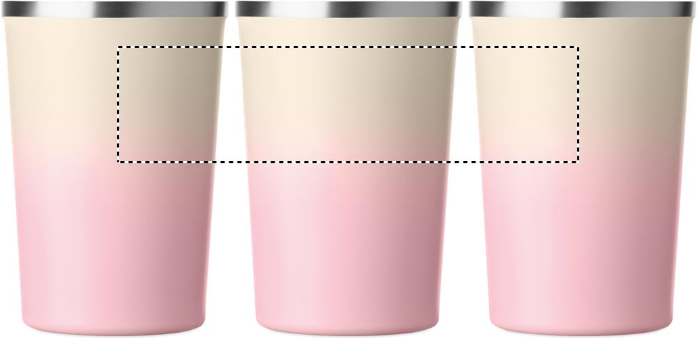 Bicchiere doppio strato 350 ml roundscreen 11