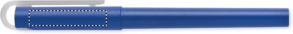 RPET blue gel ink ball pen clip right handed 04