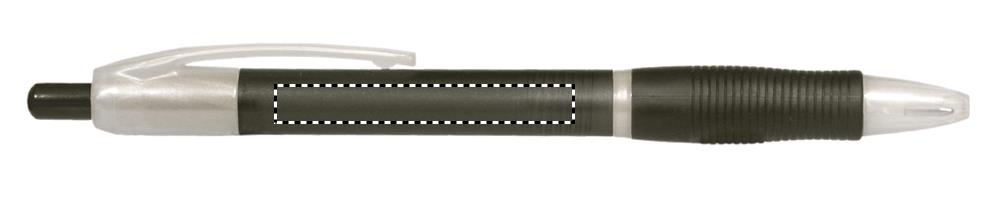 Ball pen with rubber grip barrel left handed 27
