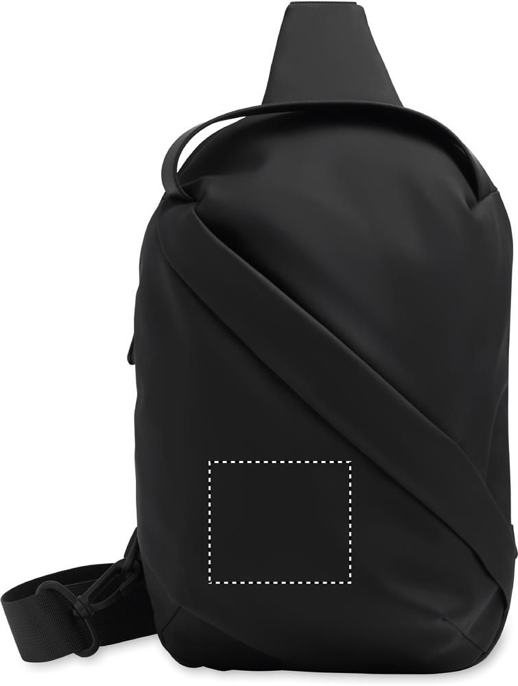 Cross chest bag in soft PU front 03