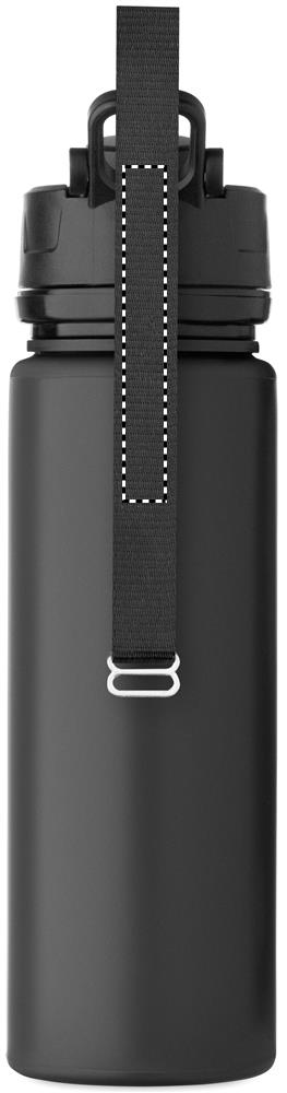 Foldable silicone sports bottle middle of strap 03