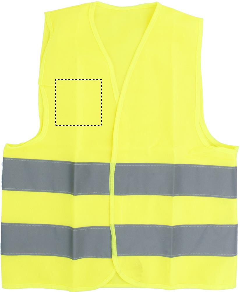 Children high visibility vest right chest 08