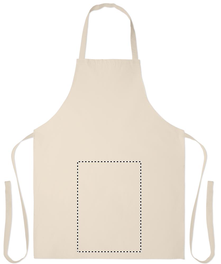 Recycled cotton apron front lower 13