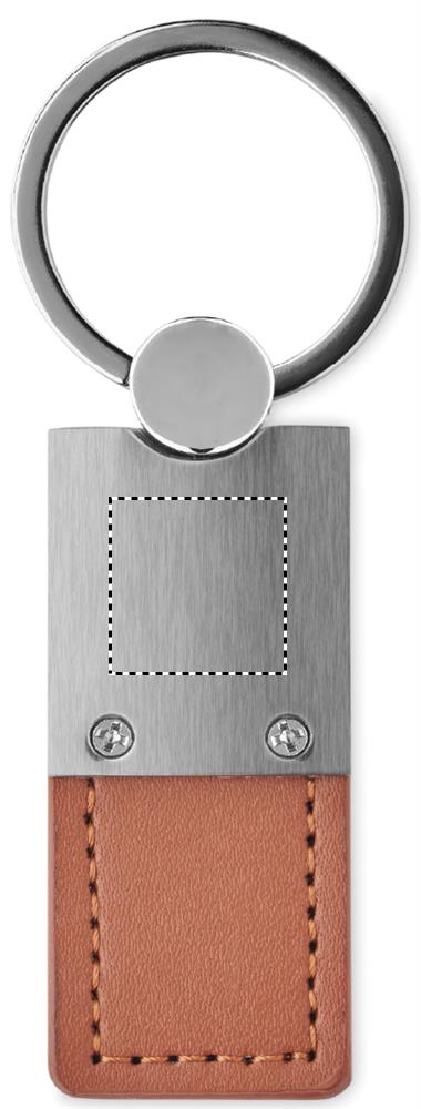 Portachiavi in metallo back silver part 01