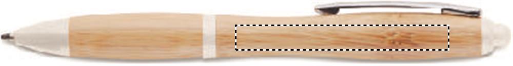 Penna a sfera in ABS e bamboo right handed 06