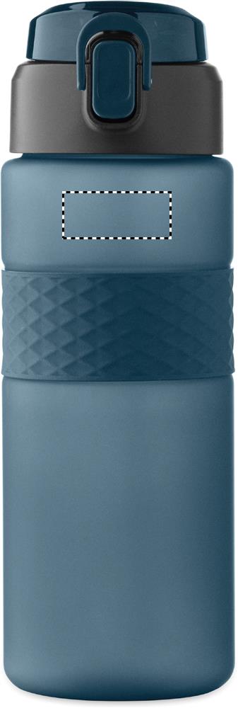 RPET drinking bottle 700ml front upper 85