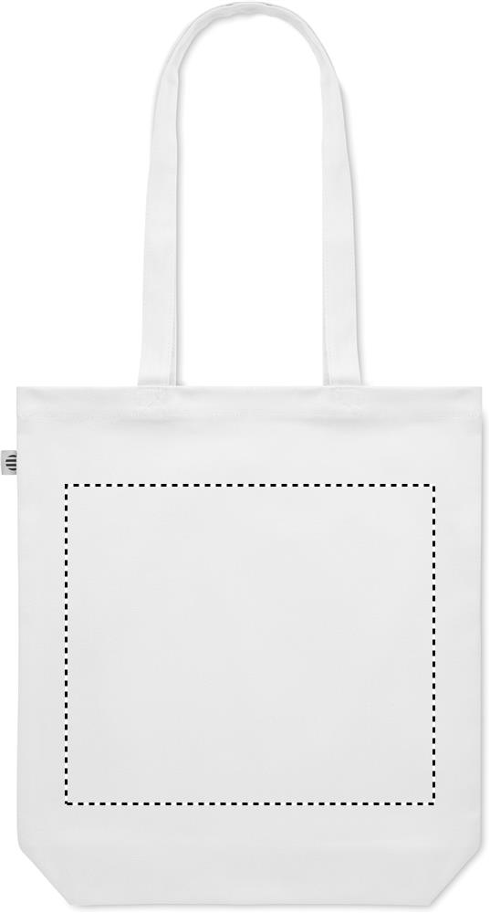 Canvas shopping bag 270 gr/m² back 06