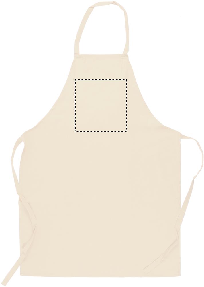 Kitchen apron in cotton front 13