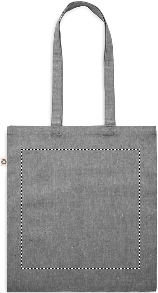 Shopping bag with long handles back 15