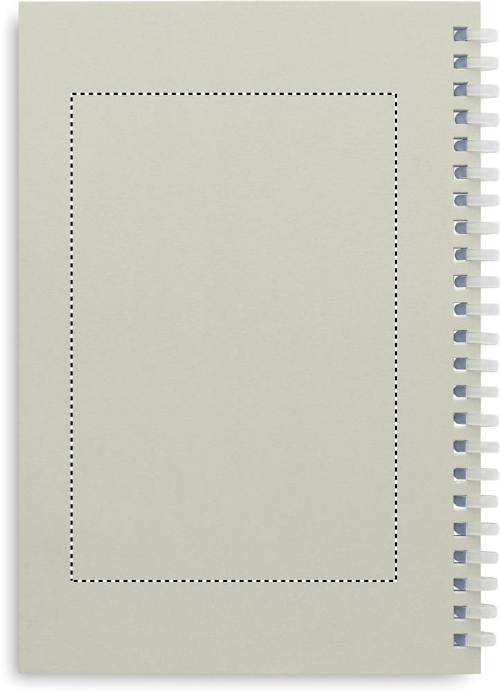 Notebook in cartone riciclato A5 back screen 65