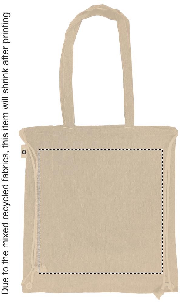 140gr/m² recycled fabric bag front 13