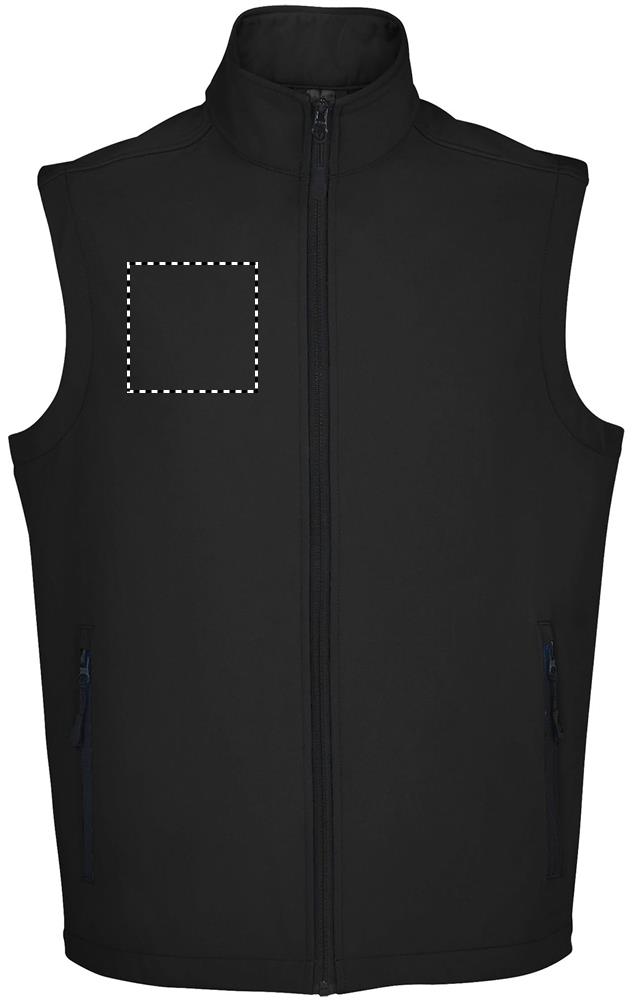 RACE BW MEN SOFTSHELL chest right bk