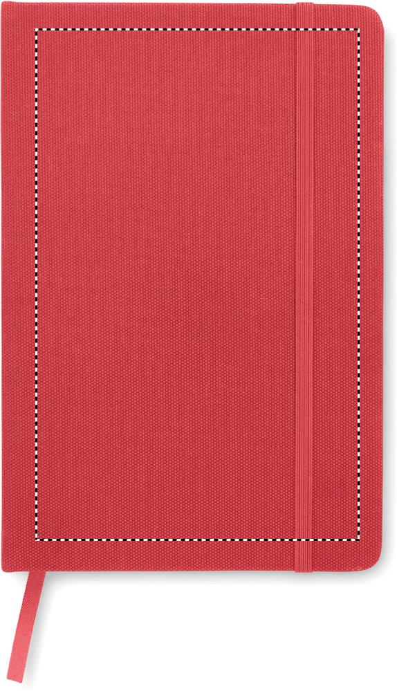 Notebook A5 in 600D RPET front 05