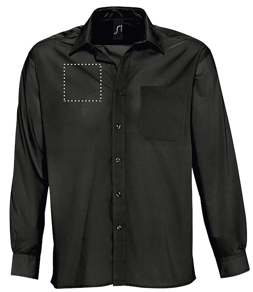 BALTIMORE POPLIN MEN SHIRT chest right bk