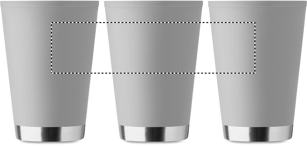Bicchiere a doppio strato. 300 ml. roundscreen 07