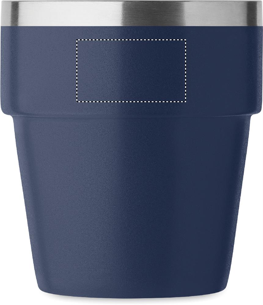 Double wall tumbler 250 ml front upper 85