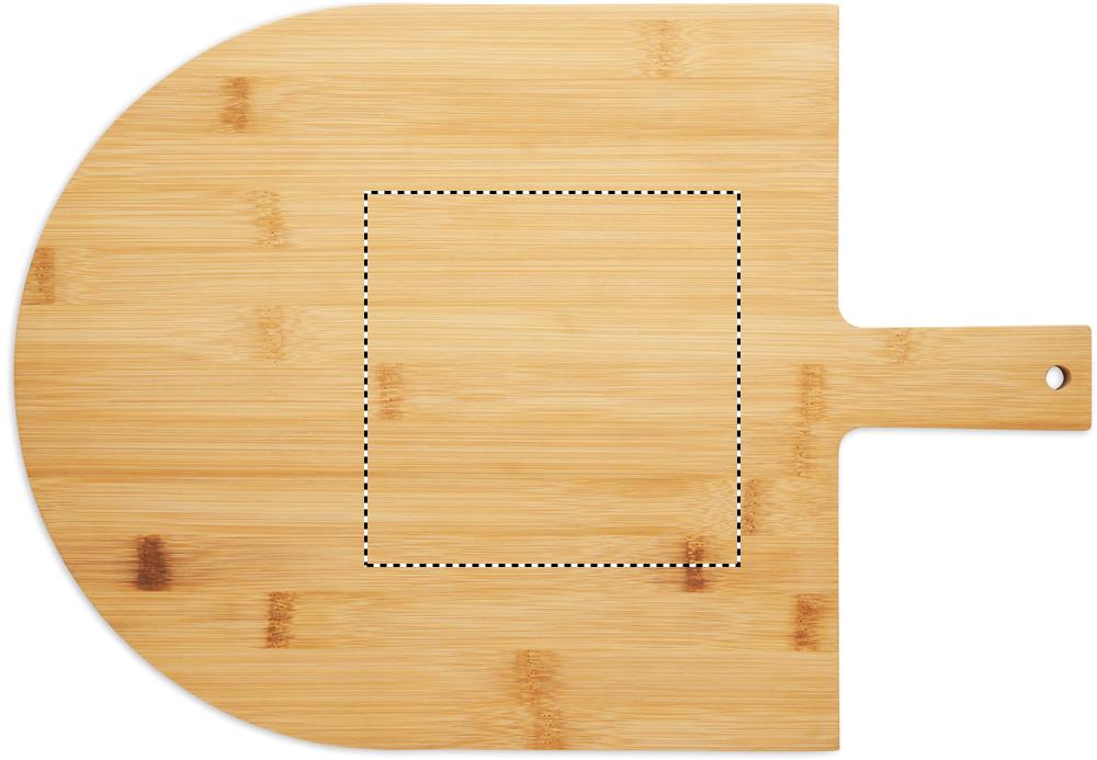 Bamboo pizza board & cutter board side 3 40