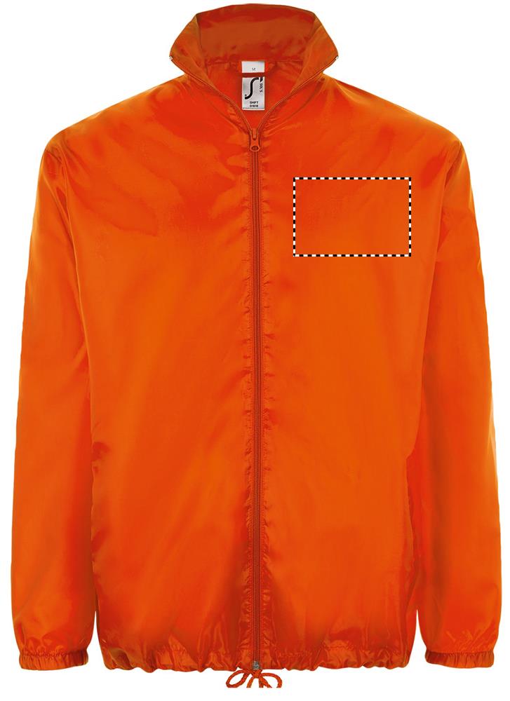 SHIFT UNISEX WINDBREAKER chest left or