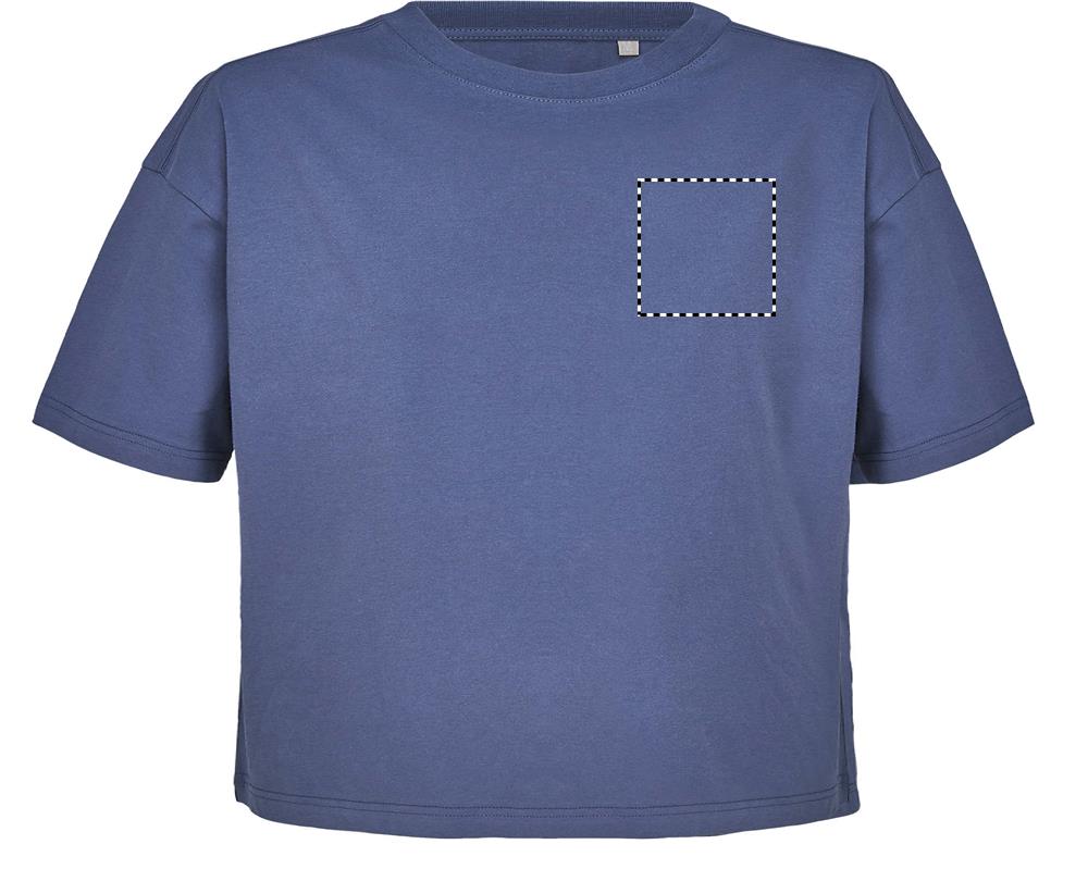 BOXY WOMEN OVERSIZE T-SHIRT chest dm