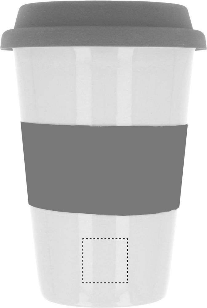 Ceramic mug w/ lid and sleeve front lower pad 07