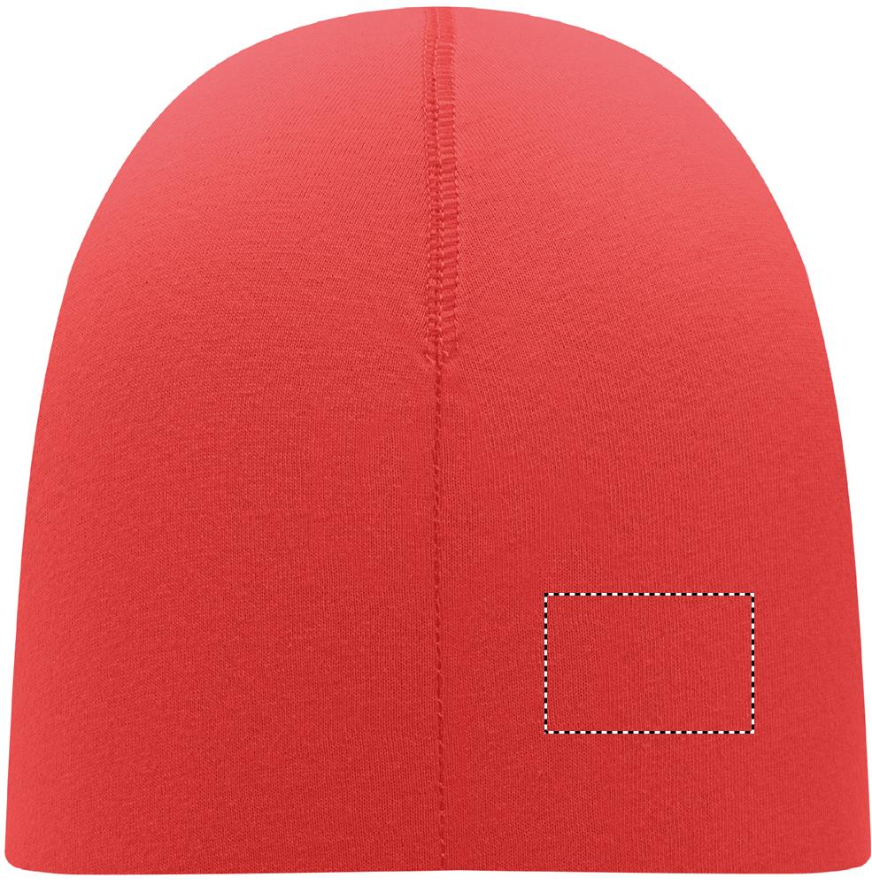 Unisex beanie in cotton back side 1 05