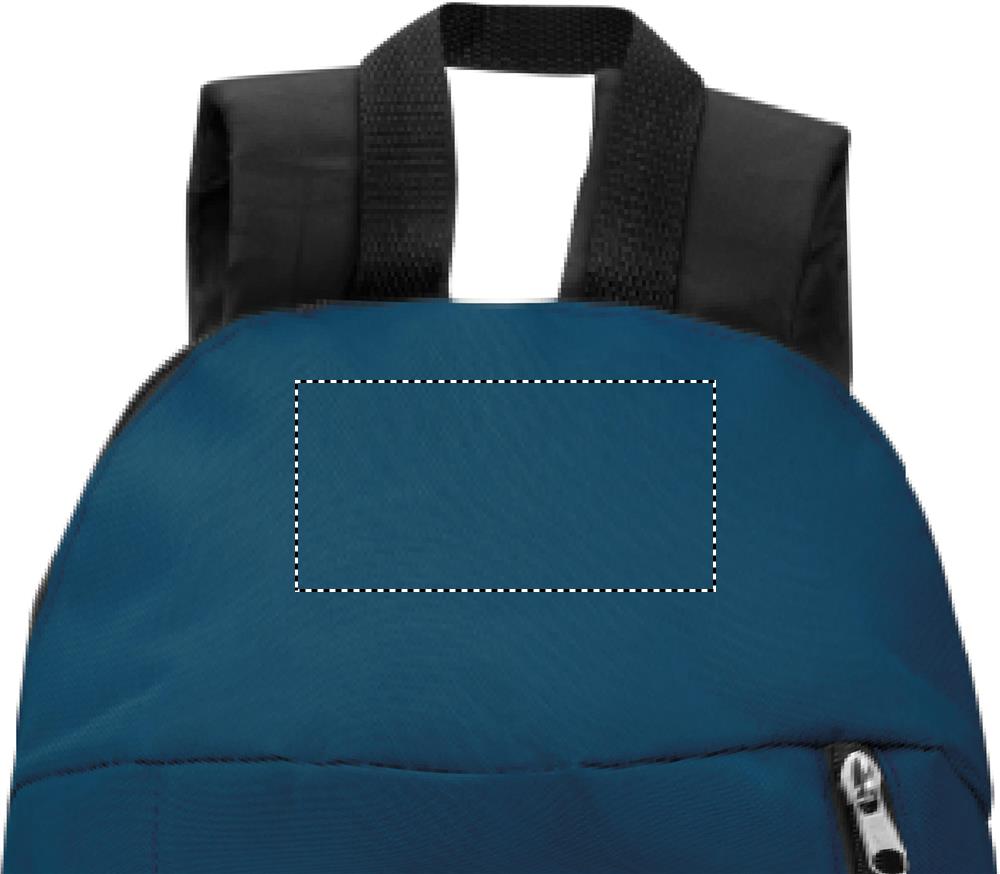 Backpack with front pocket front 04