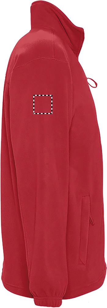 NORTH Zipped Fleece Jacket arm right rd