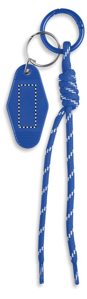 Braided rope with tag keyring side 2 37