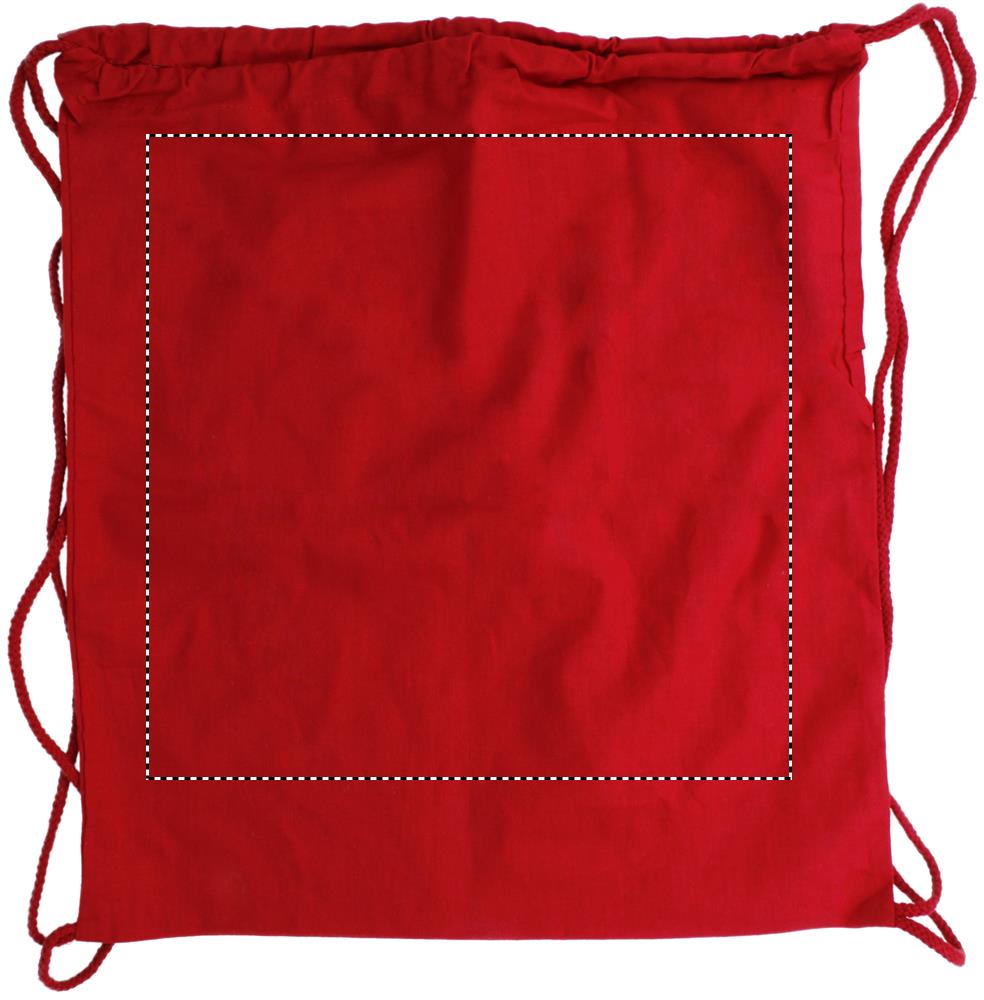 100gr/m² cotton drawstring bag back 05