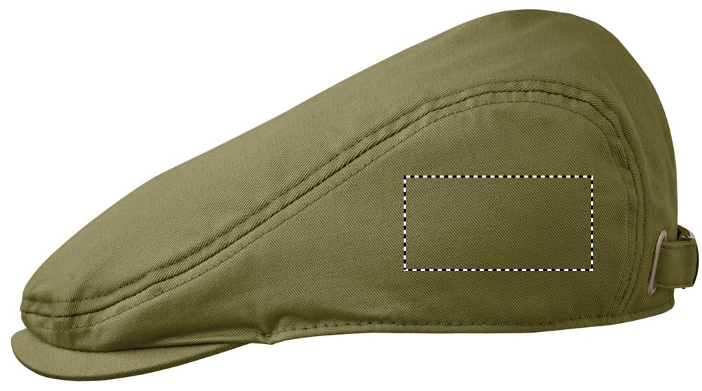 Newsboy flat cap 235 gr/m² left side 49