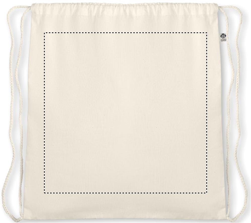 105gr/m² organic cotton bag front 13