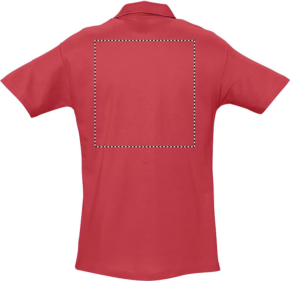 SPRINgII MEN POLO 210g back rd