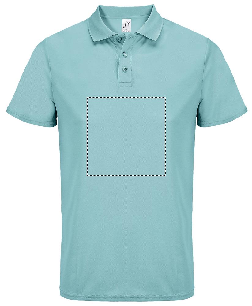 PITCHER UNISEX POLO front bp