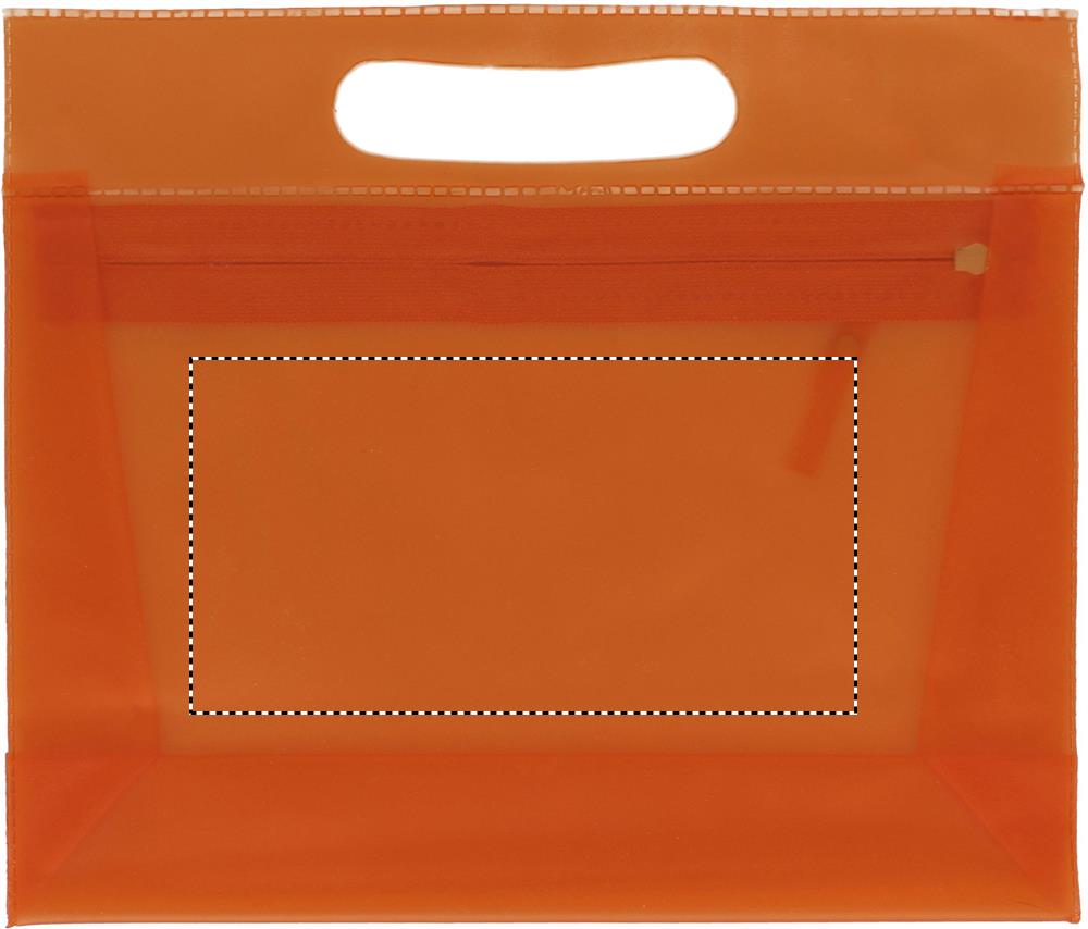 Transparent cosmetic pouch back 10