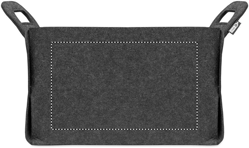 Foldable RPET felt basket side 1 15