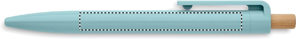 Penna a sfera in ABS riciclato barrel right handed 66