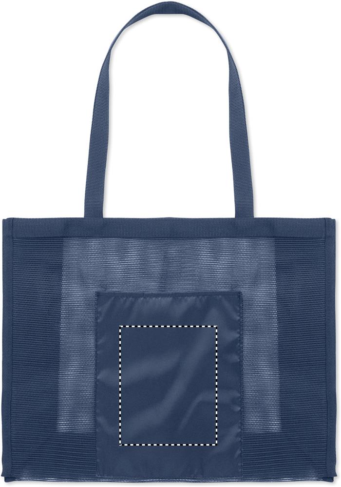 Shopper in rete RPET front pocket 04