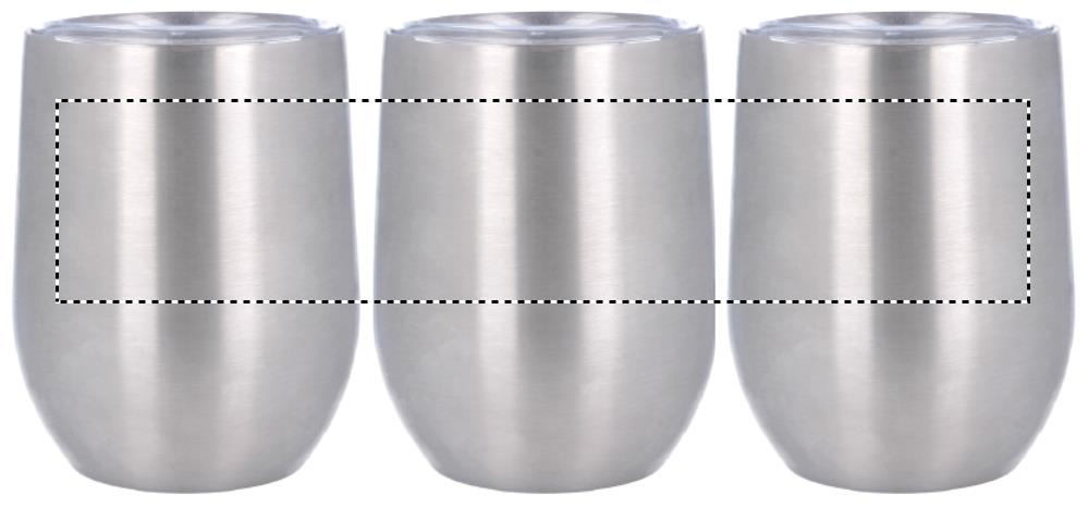 Double wall mug 300ml roundscreen 16