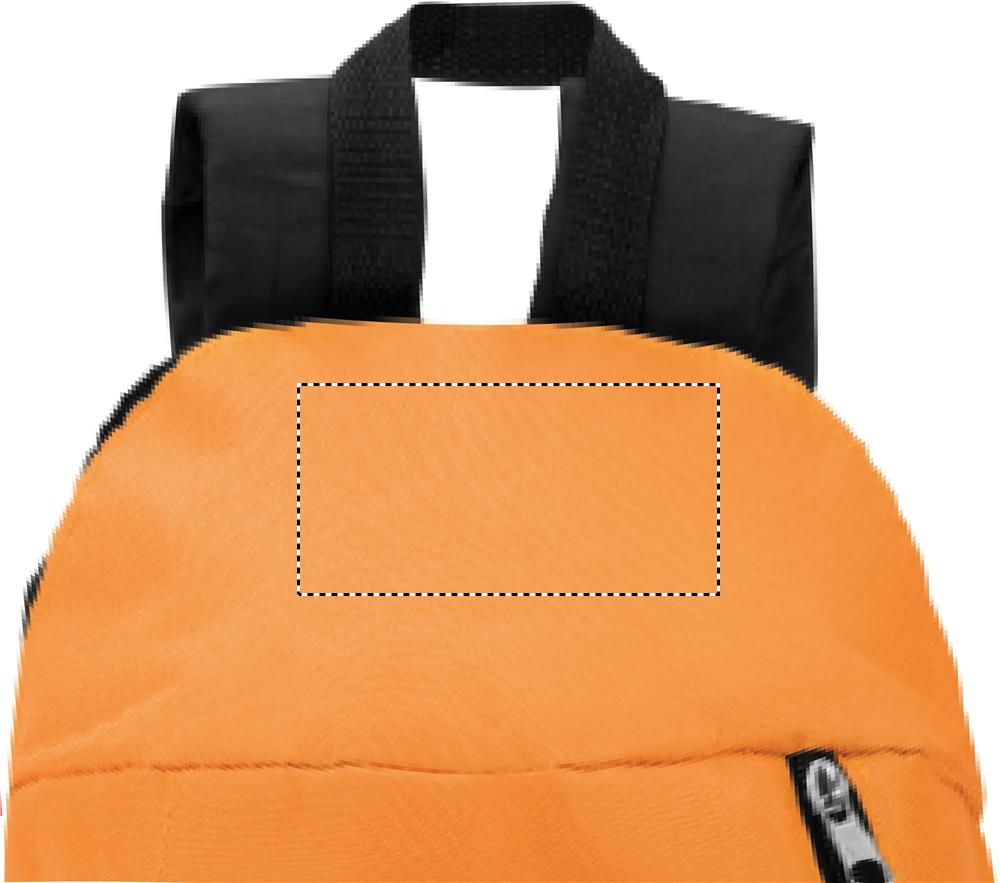 Backpack with front pocket front 10