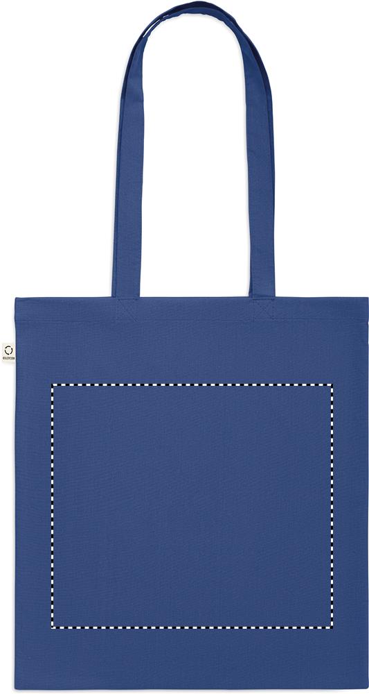 Recycled cotton shopping bag back td1 37