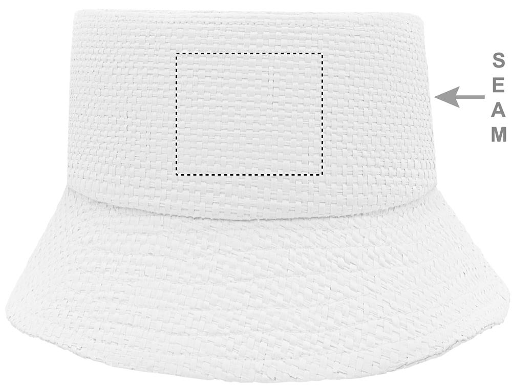 Paper straw bucket hat front upper 06