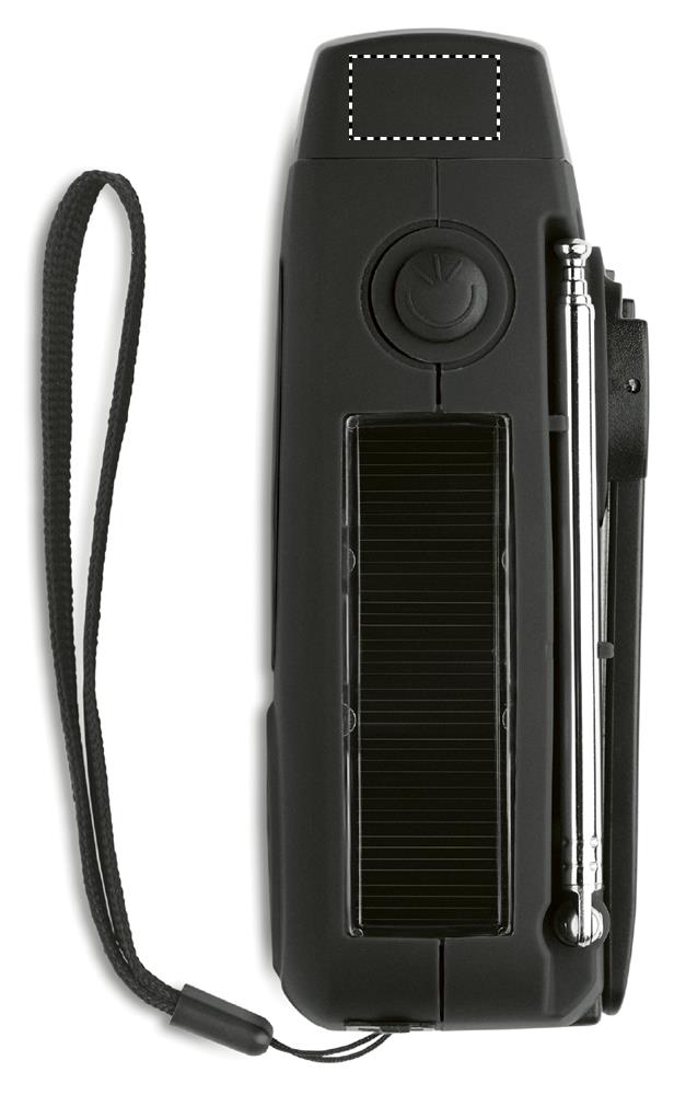 Radio portatile con torcia LED top 03