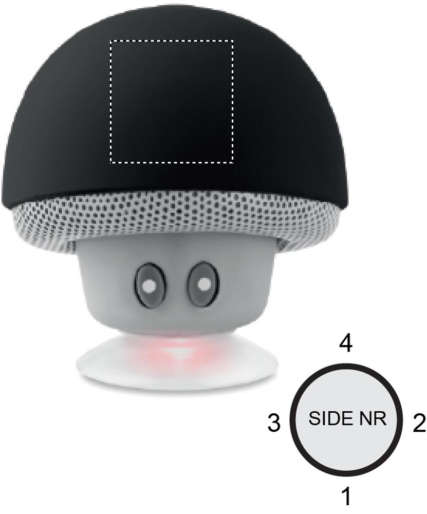 Mushroom 3W wireless speaker side 1 03