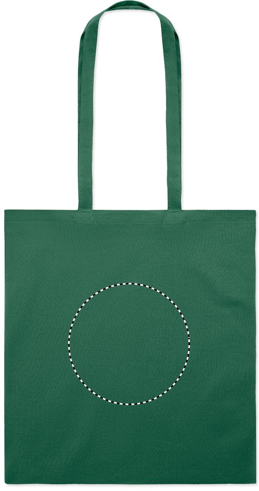 180gr/m² cotton shopping bag embroidery 60