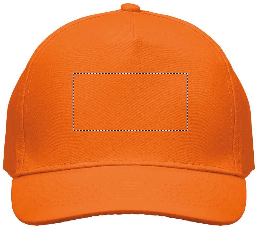 5 PANEL BASEBALL CAP 180 GR/M front 2 10