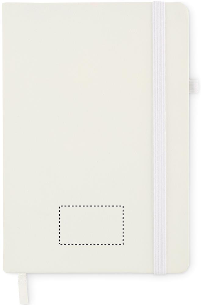 Recycled PU A5 lined notebook front pad 06