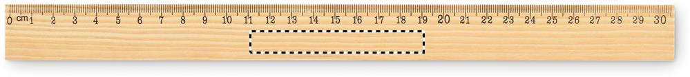 Righello in legno 30 cm cm side pad 40