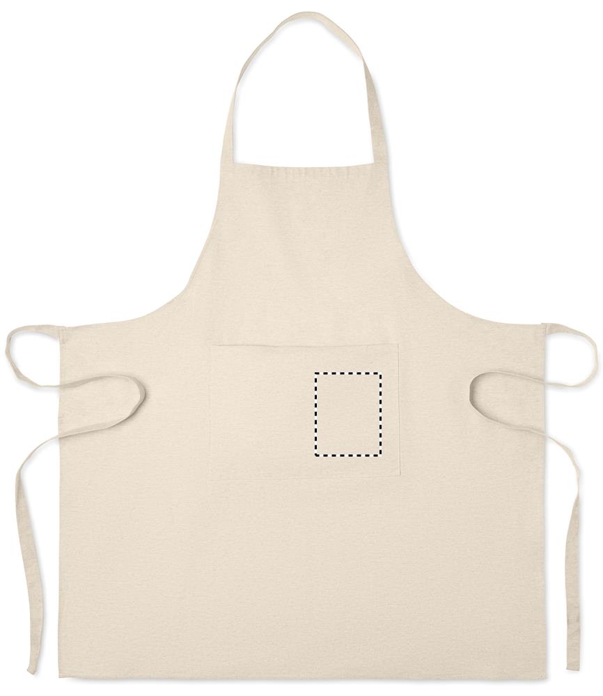 Grembiule da cucina in cotone rici front pocket left 13