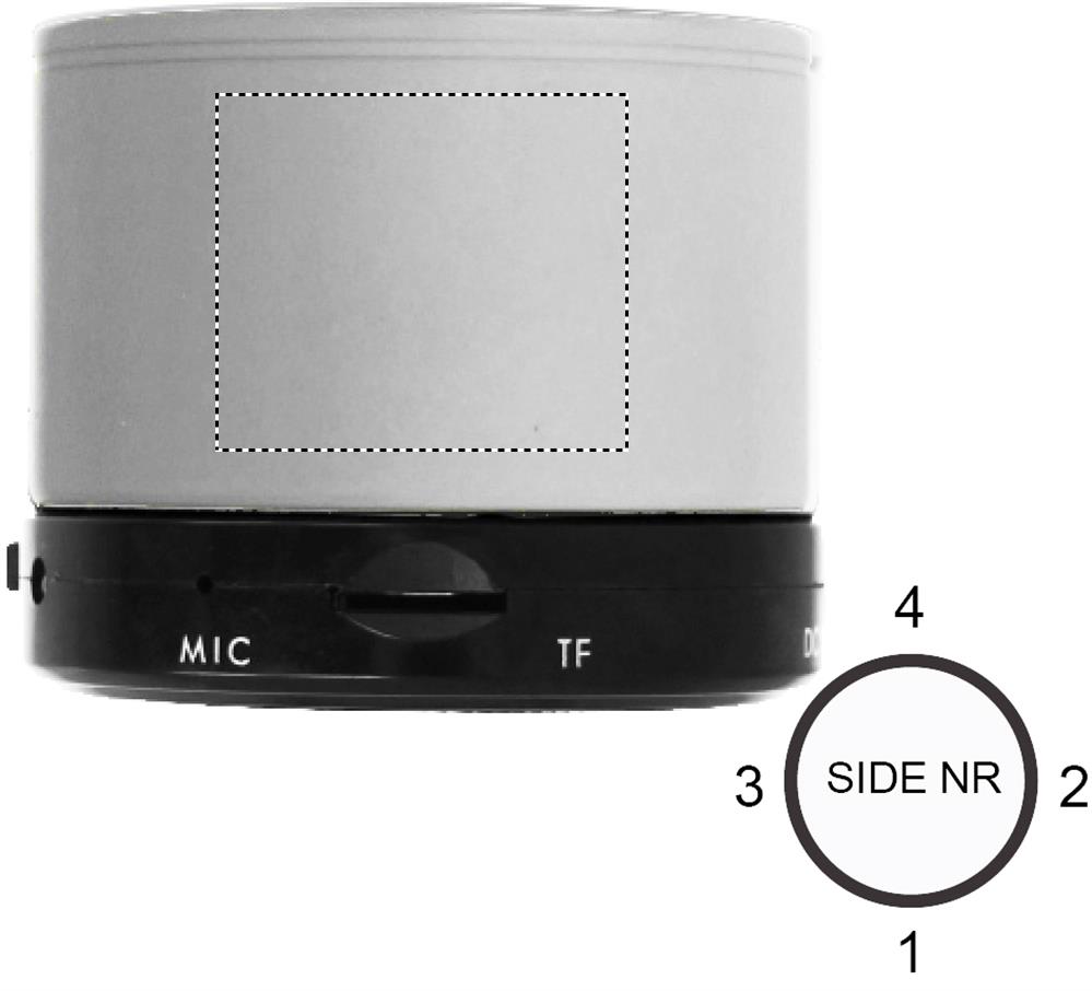Round wireless speaker side 2 16