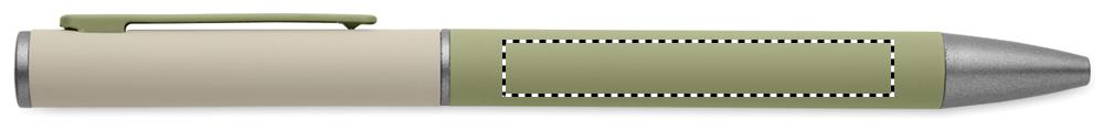 Recycled alu twist ball pen barrel left handed 77